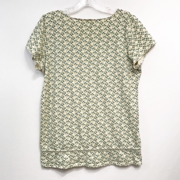 Fossil Women’s Short Sleeve V Neck Top Size L - Picture 2 of 7